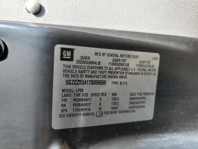 5GZCZ53417S858699 - 2007 SATURN VUE RED photo 12