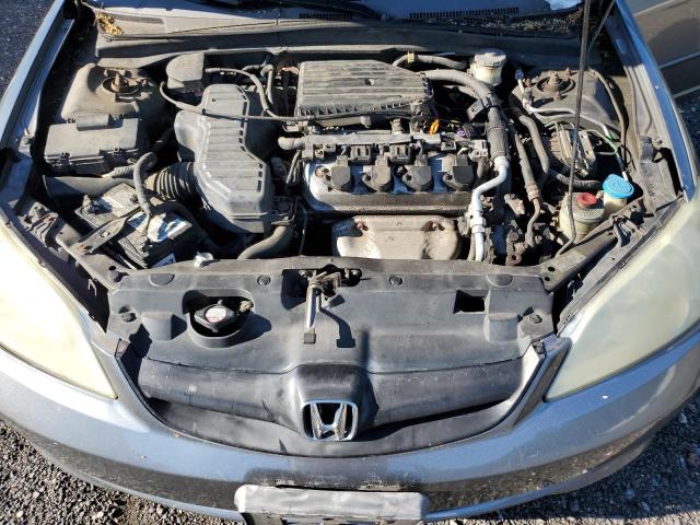 2HGES26775H610823 - 2005 HONDA CIVIC EX Argent photo 11