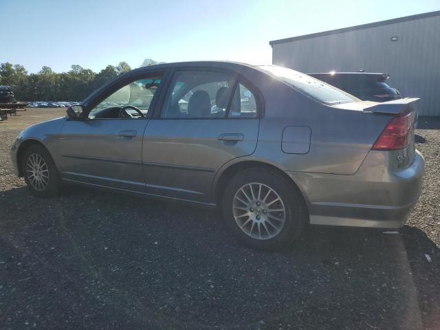 2HGES26775H610823 - 2005 HONDA CIVIC EX Argent photo 2