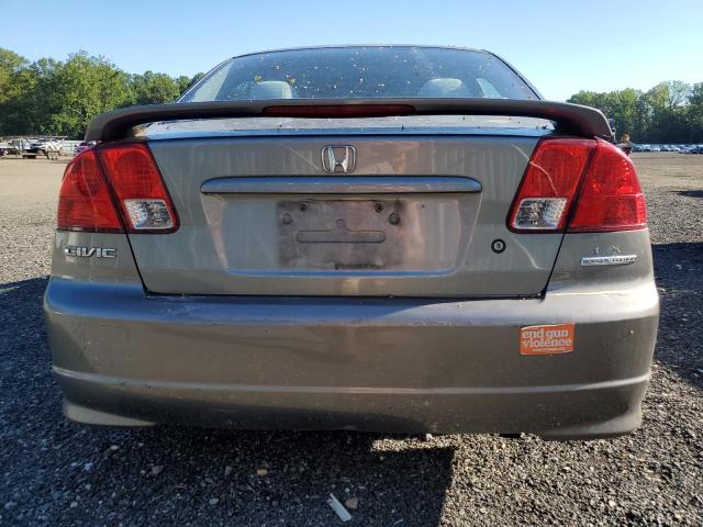2HGES26775H610823 - 2005 HONDA CIVIC EX Argent photo 6