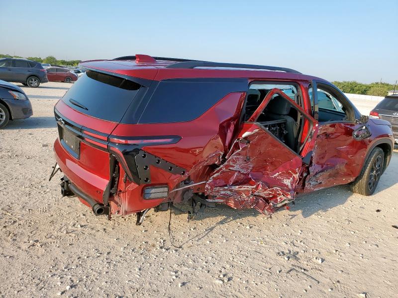 1GNERGKS0RJ197768 - 2024 CHEVROLET TRAVERSE LT RED photo 3