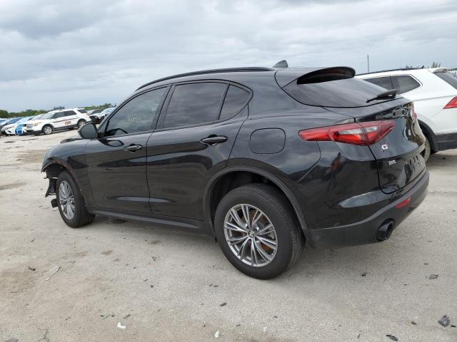 ZASPAKAN7N7D24957 - 2022 ALFA ROMEO STELVIO BLACK photo 2