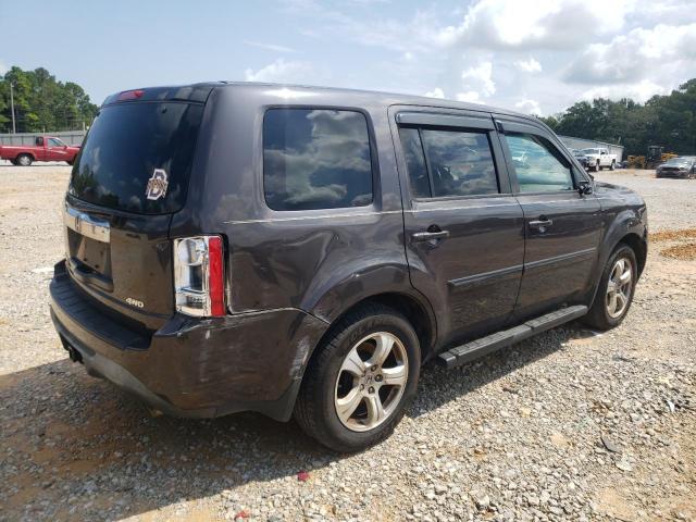 5FNYF4H50DB004789 - 2013 HONDA PILOT EXL ნაცრისფერი ფოტო 3