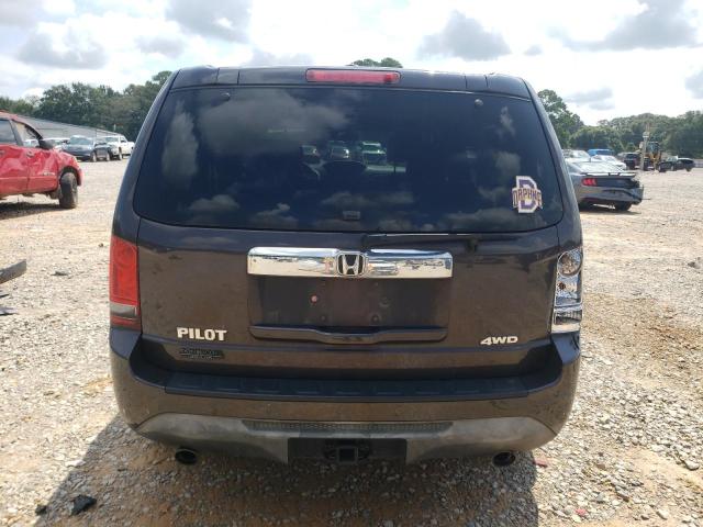 5FNYF4H50DB004789 - 2013 HONDA PILOT EXL ნაცრისფერი ფოტო 6