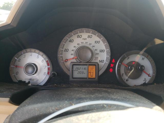 5FNYF4H50DB004789 - 2013 HONDA PILOT EXL ნაცრისფერი ფოტო 9