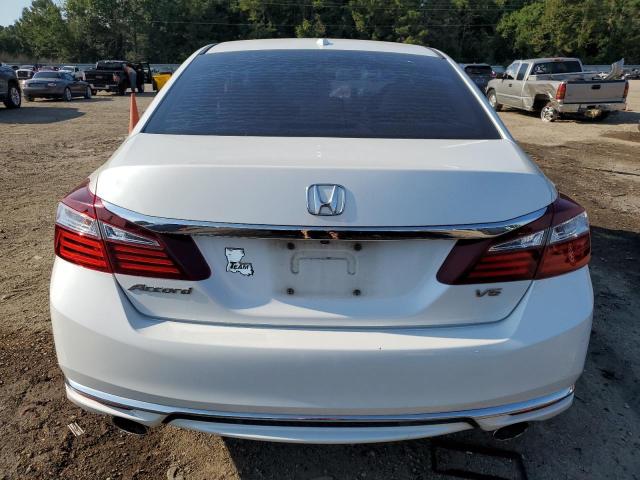 1HGCR3F89GA006774 - 2016 HONDA ACCORD EXL WHITE photo 6