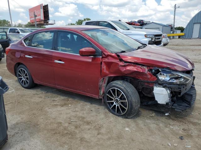 3N1AB7AP3JY325156 - 2018 NISSAN SENTRA S 红色 照片 4