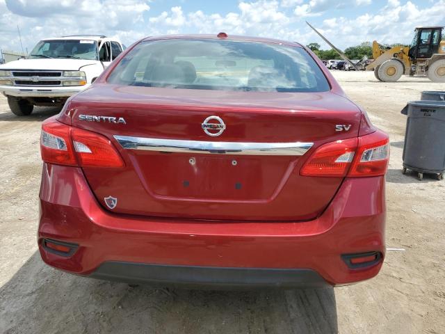 3N1AB7AP3JY325156 - 2018 NISSAN SENTRA S 红色 照片 6