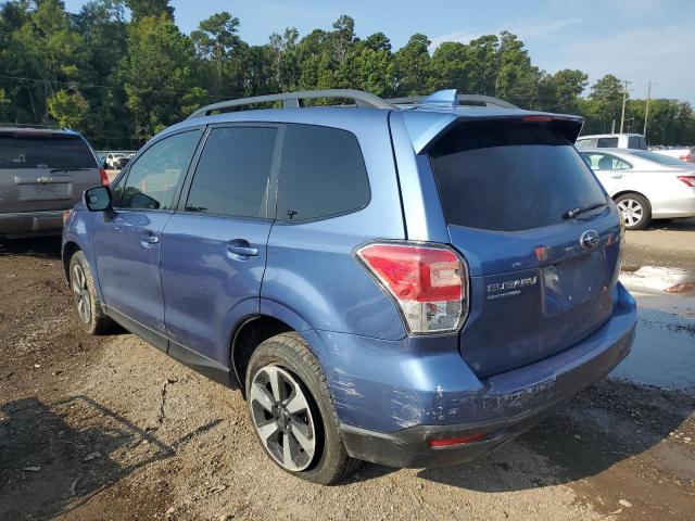 JF2SJAGC6JH537651 - 2018 SUBARU FORESTER 2.5I PREMIUM BLUE photo 2