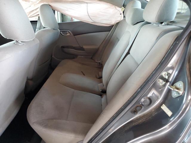 2HGFB2F52CH607862 - 2012 HONDA CIVIC LX ნაცრისფერი ფოტო 10