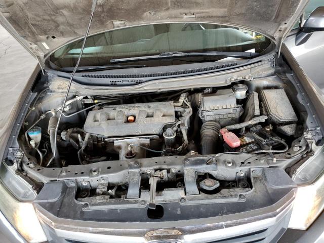 2HGFB2F52CH607862 - 2012 HONDA CIVIC LX ნაცრისფერი ფოტო 11