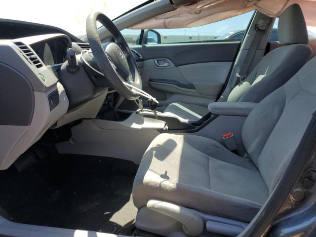 2HGFB2F52CH607862 - 2012 HONDA CIVIC LX ნაცრისფერი ფოტო 7