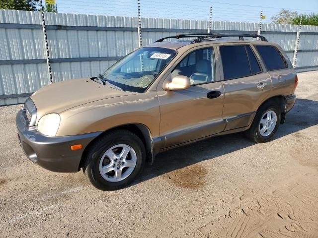 KM8SC13D93U420479 - 2003 HYUNDAI SANTA FE GLS TAN photo 1