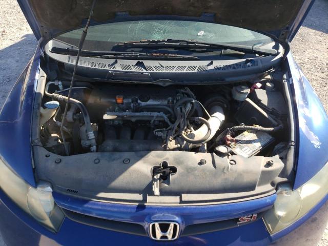 2HGFA55568H706777 - 2008 HONDA CIVIC SI BLUE photo 11