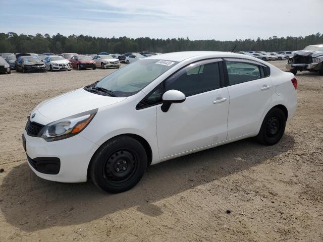 KNADM4A35D6168237 - 2013 KIA RIO LX WHITE photo 1