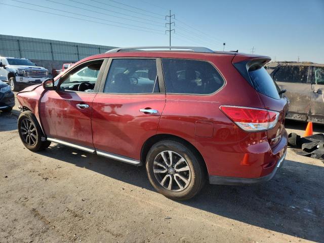 5N1AR2MN1EC661503 - 2014 NISSAN PATHFINDER S BURGUNDY photo 2