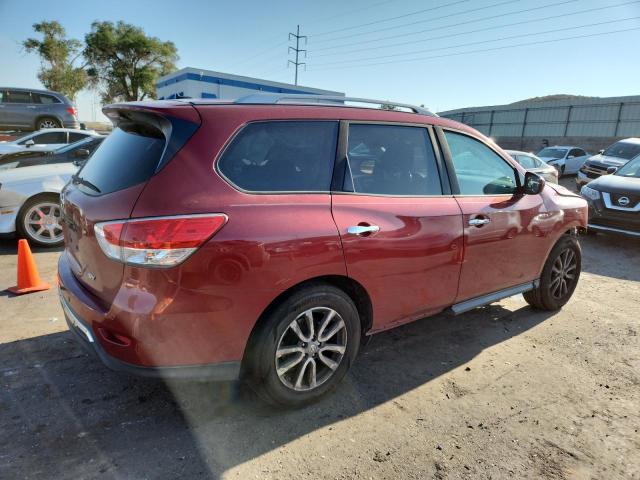 5N1AR2MN1EC661503 - 2014 NISSAN PATHFINDER S BURGUNDY photo 3