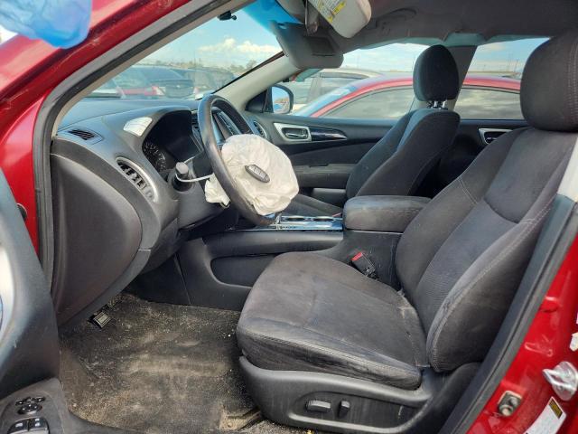 5N1AR2MN1EC661503 - 2014 NISSAN PATHFINDER S BURGUNDY photo 7