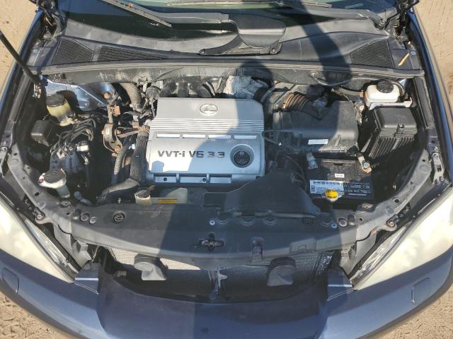 JTJHA31U460102460 - 2006 LEXUS RX 330 BLUE photo 12