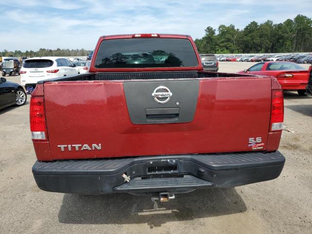 1N6BA06A77N240016 - 2007 NISSAN TITAN XE BURGUNDY photo 6