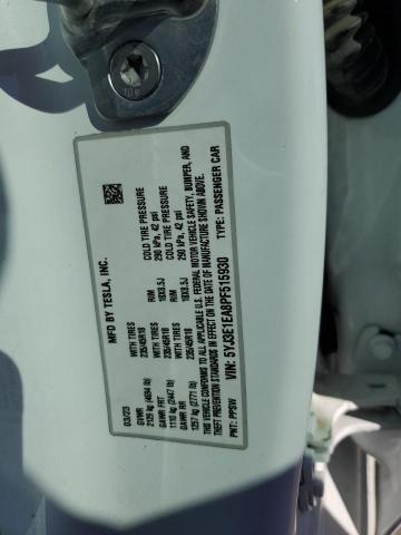 5YJ3E1EA8PF515930 - 2023 TESLA MODEL 3 Ağ foto 12