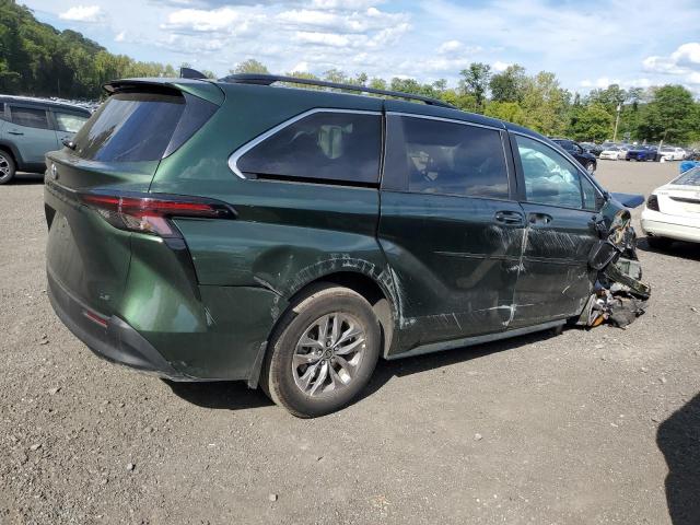 5TDBRKEC9SS235073 - 2025 TOYOTA SIENNA LE 绿色 照片 3