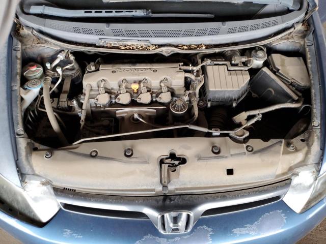 2HGFG12877H572172 - 2007 HONDA CIVIC EX BLUE photo 11