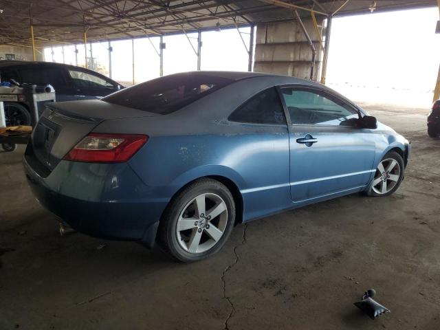 2HGFG12877H572172 - 2007 HONDA CIVIC EX BLUE photo 3