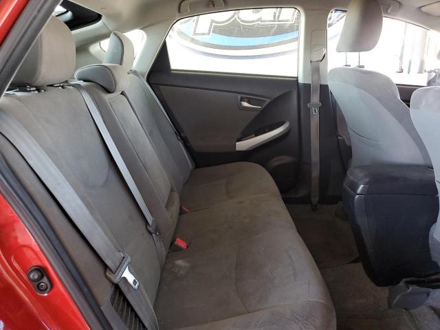 JTDKN3DU8F0442719 - 2015 TOYOTA PRIUS RED photo 10