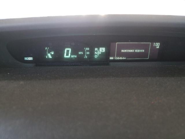 JTDKN3DU8F0442719 - 2015 TOYOTA PRIUS RED photo 9