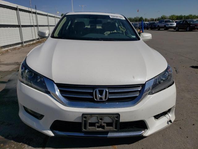 1HGCR2F85EA009002 - 2014 HONDA ACCORD EXL WHITE photo 5