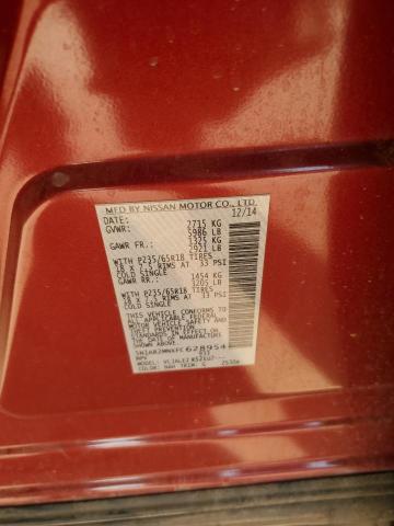 5N1AR2MNXFC628954 - 2015 NISSAN PATHFINDER S BURGUNDY photo 13