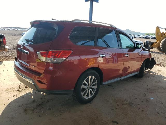 5N1AR2MNXFC628954 - 2015 NISSAN PATHFINDER S BURGUNDY photo 3