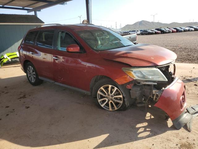 5N1AR2MNXFC628954 - 2015 NISSAN PATHFINDER S BURGUNDY photo 4