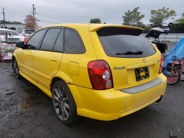 JM1BJ245231196786 - 2003 MAZDA PROTEGE PR5 YELLOW photo 2