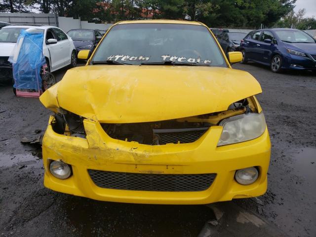 JM1BJ245231196786 - 2003 MAZDA PROTEGE PR5 YELLOW photo 5