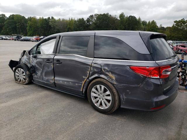 5FNRL6H24KB017377 - 2019 HONDA ODYSSEY LX GRAY photo 2