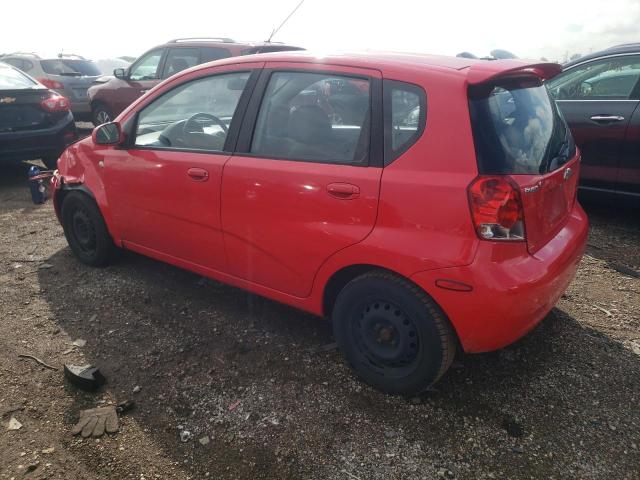 KL1TD666X7B717415 - 2007 CHEVROLET AVEO BASE RED photo 2