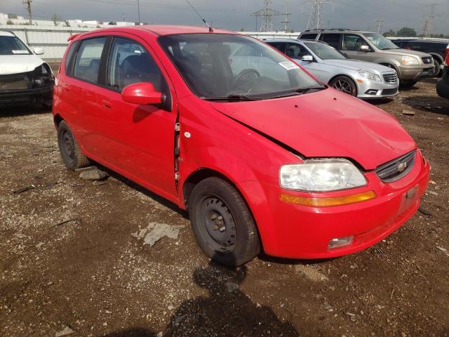 KL1TD666X7B717415 - 2007 CHEVROLET AVEO BASE RED photo 4
