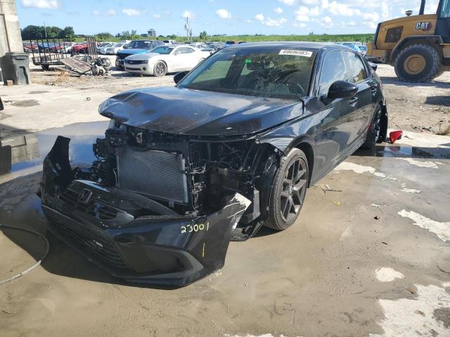 2HGFE2F56NH583687 - 2022 HONDA CIVIC SPORT შავი ფოტო 1