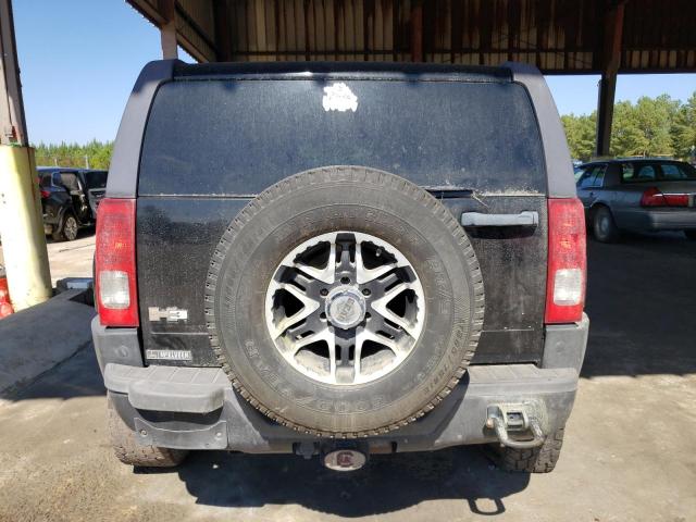 5GTDN13E478157664 - 2007 HUMMER H3 BLACK photo 6