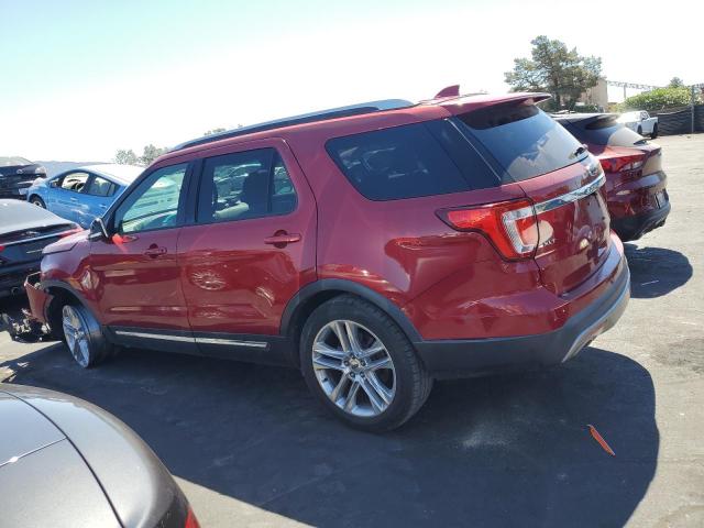1FM5K7D8XGGB72820 - 2016 FORD EXPLORER XLT RED photo 2