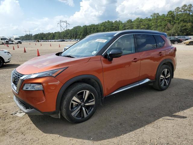 JN8AT3CAXMW029241 - 2021 NISSAN ROGUE SL ORANGE photo 1