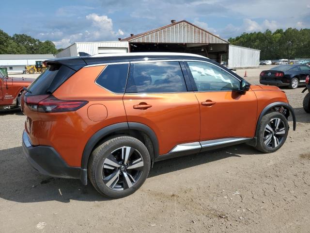 JN8AT3CAXMW029241 - 2021 NISSAN ROGUE SL ORANGE photo 3