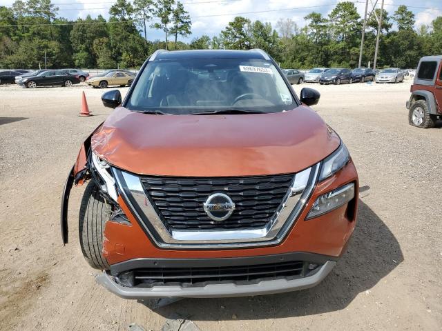 JN8AT3CAXMW029241 - 2021 NISSAN ROGUE SL ORANGE photo 5