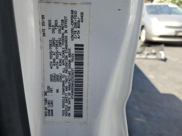 4TASN92N6XZ503637 - 1999 TOYOTA TACOMA XTRACAB PRERUNNER Blanco foto 13