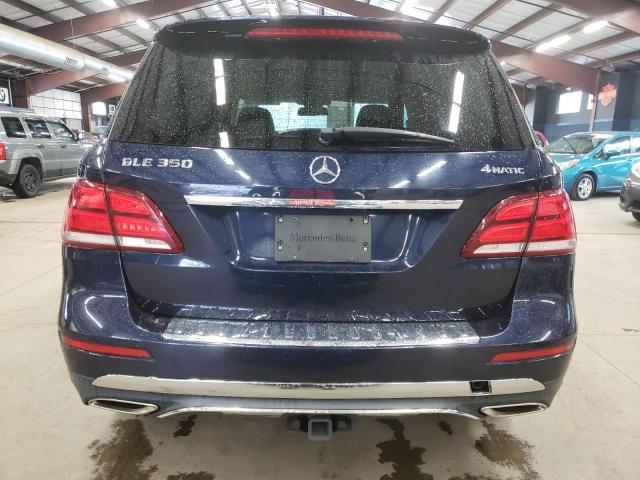 4JGDA5HBXGA811564 - 2016 MERCEDES-BENZ GLE 350 4MATIC BLUE photo 6