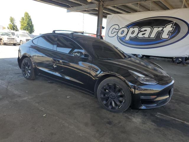 5YJ3E1EA1NF370906 - 2022 TESLA MODEL 3 BLACK photo 4