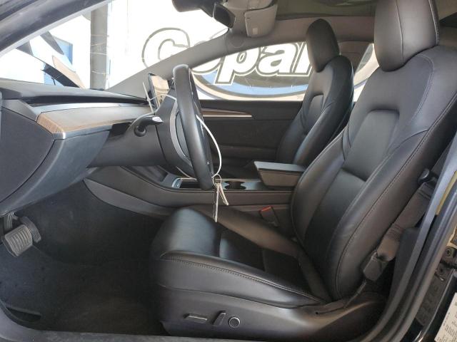 5YJ3E1EA1NF370906 - 2022 TESLA MODEL 3 BLACK photo 7