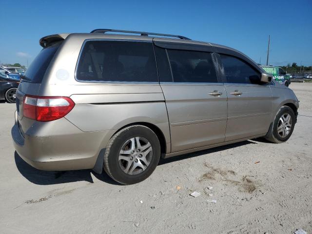 5FNRL38446B105707 - 2006 HONDA ODYSSEY EX TAN photo 3